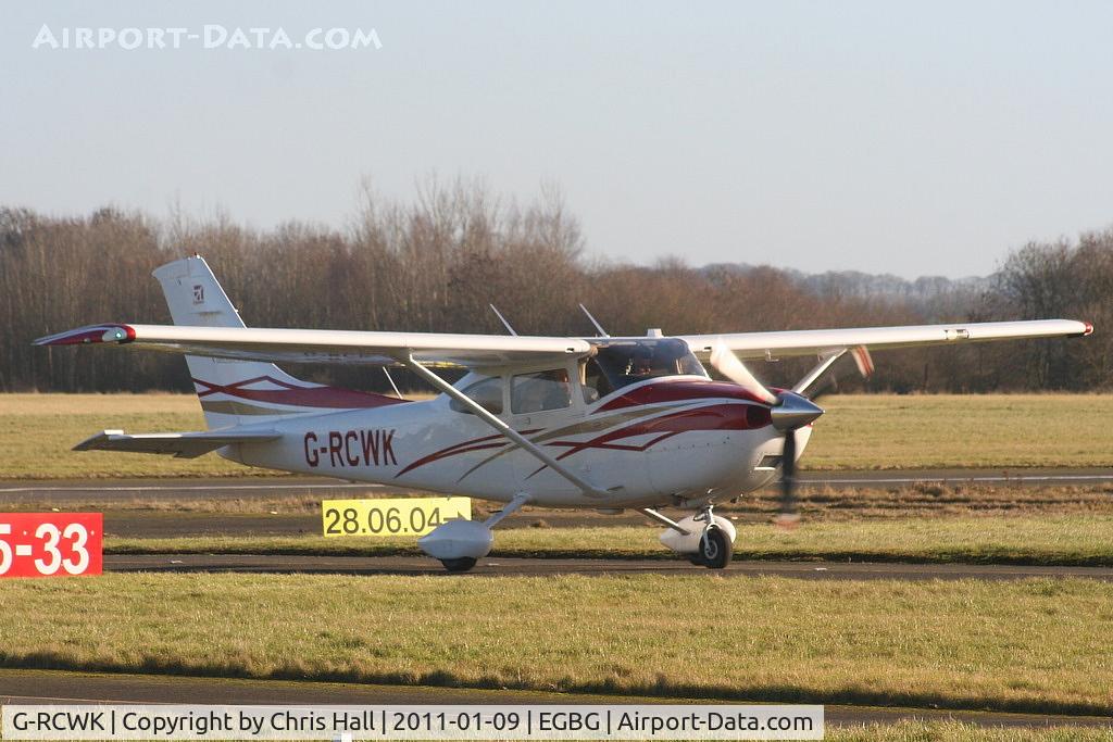G-RCWK, 2007 Cessna 182T Skylane Skylane C/N 18281982, visitor from Bristol to the BMAA Icicle 2011 fly-in