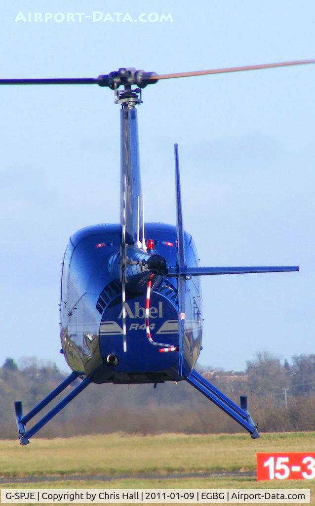 G-SPJE, 2007 Robinson R44 Raven II C/N 12026, Abel Alarm Co Ltd
