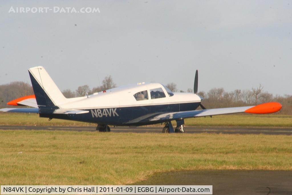 N84VK, Piper PA-24-250 Comanche C/N 24-1492, visitor from Tatenhill airfield at the BMAA Icicle 2011 fly-in