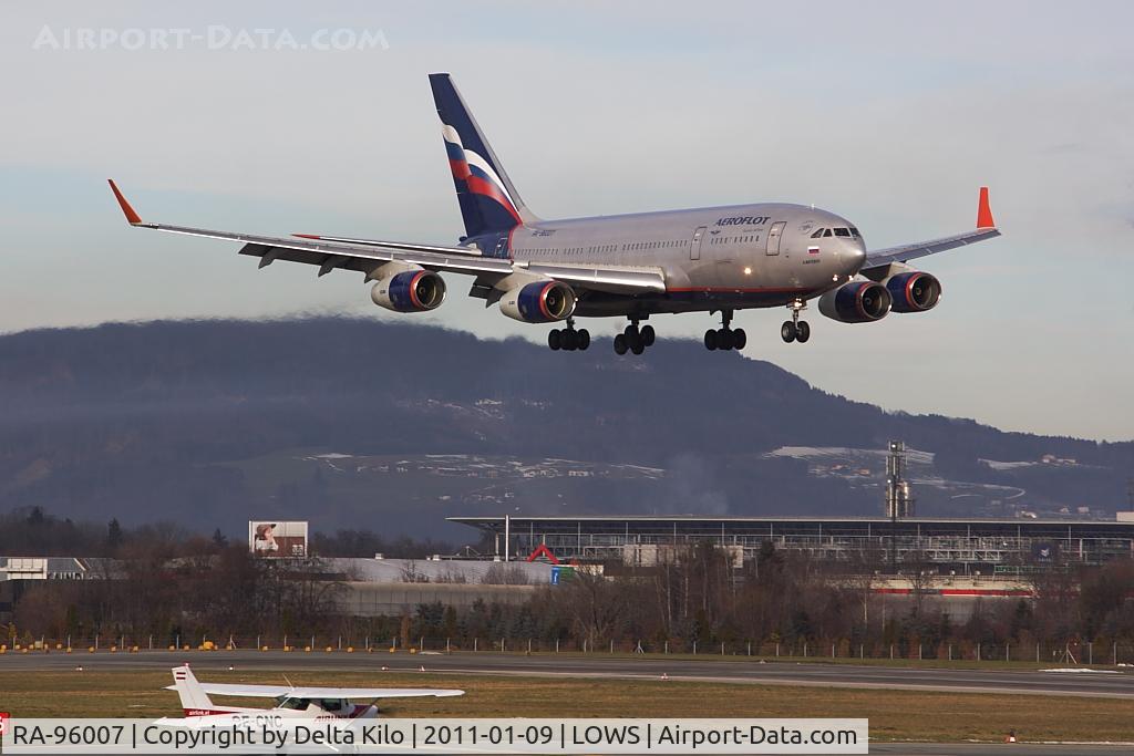 RA-96007, 1992 Ilyushin Il-96-300 C/N 74393201004, AFL [SU] Aeroflot
named 'A. Mayorov'