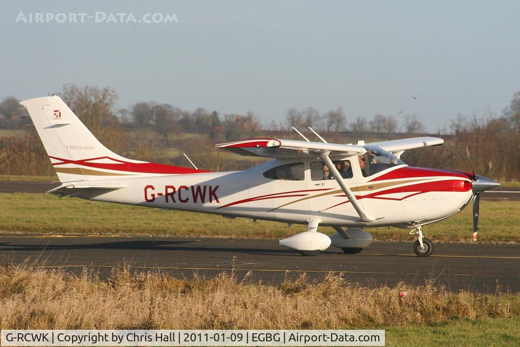 G-RCWK, 2007 Cessna 182T Skylane Skylane C/N 18281982, visitor from Bristol to the BMAA Icicle 2011 fly-in