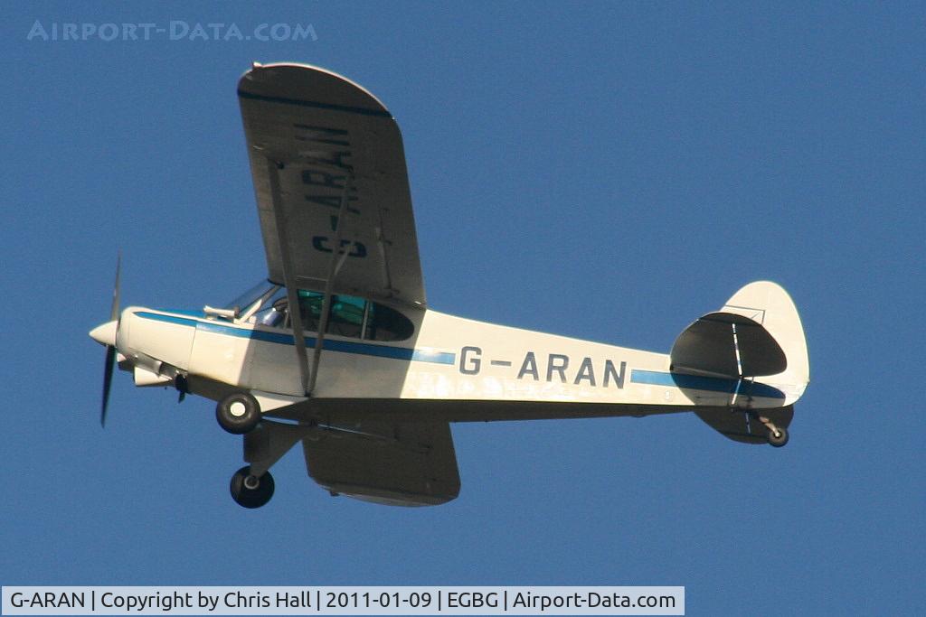 G-ARAN, 1960 Piper PA-18-150 Super Cub C/N 18-7307, visitor to the BMAA Icicle 2011 fly-in