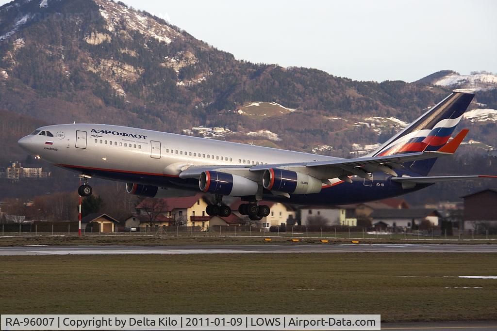 RA-96007, 1992 Ilyushin Il-96-300 C/N 74393201004, AFL [SU] Aeroflot named 'A. Mayorov'