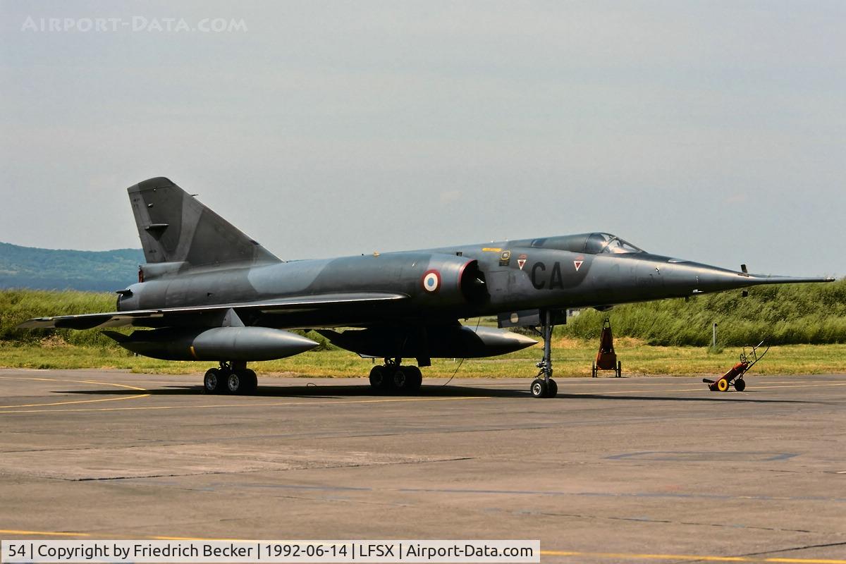 54, Dassault Mirage IVP C/N 54, static display at Luxeuil