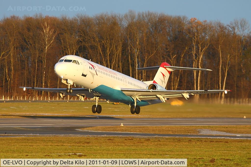 OE-LVO, 1993 Fokker 100 (F-28-0100) C/N 11460, TYR [VO] Austrian Arrows