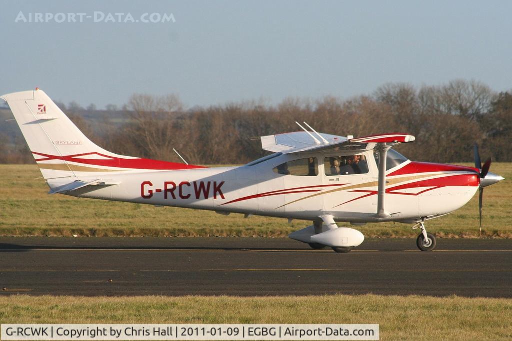 G-RCWK, 2007 Cessna 182T Skylane Skylane C/N 18281982, visitor from Bristol to the BMAA Icicle 2011 fly-in