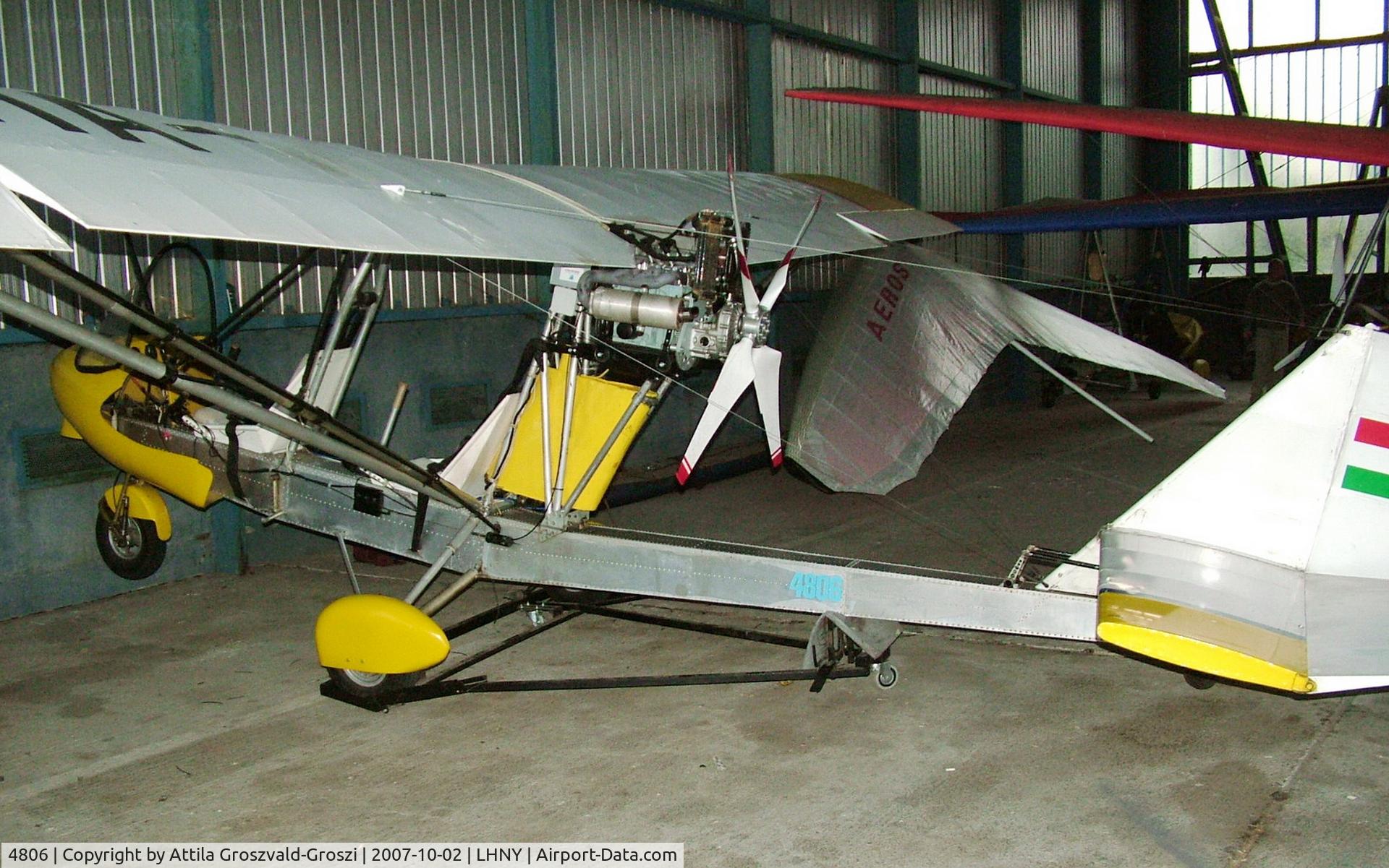4806, 1988 MÉM-RSZ KSML-1M Nyirség 2 C/N 001/P, Nyiregyháza Airport Hungary, hangar