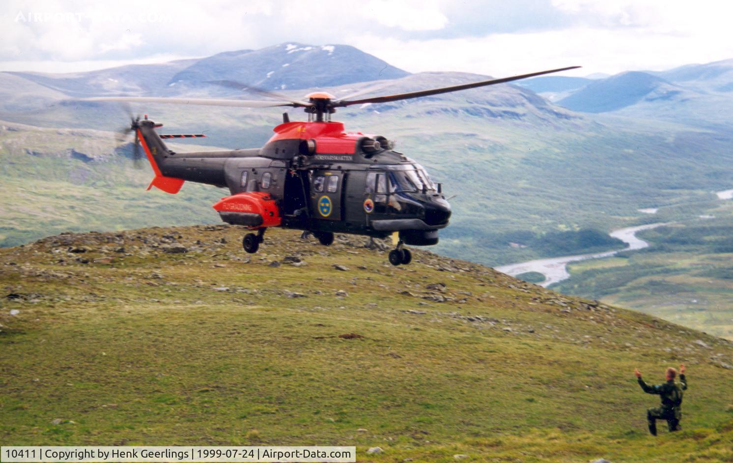 10411, Aérospatiale Hkp.10 Super Puma (AS-332M1) C/N 2410, Swedish Air Force , AS332L Super Puma