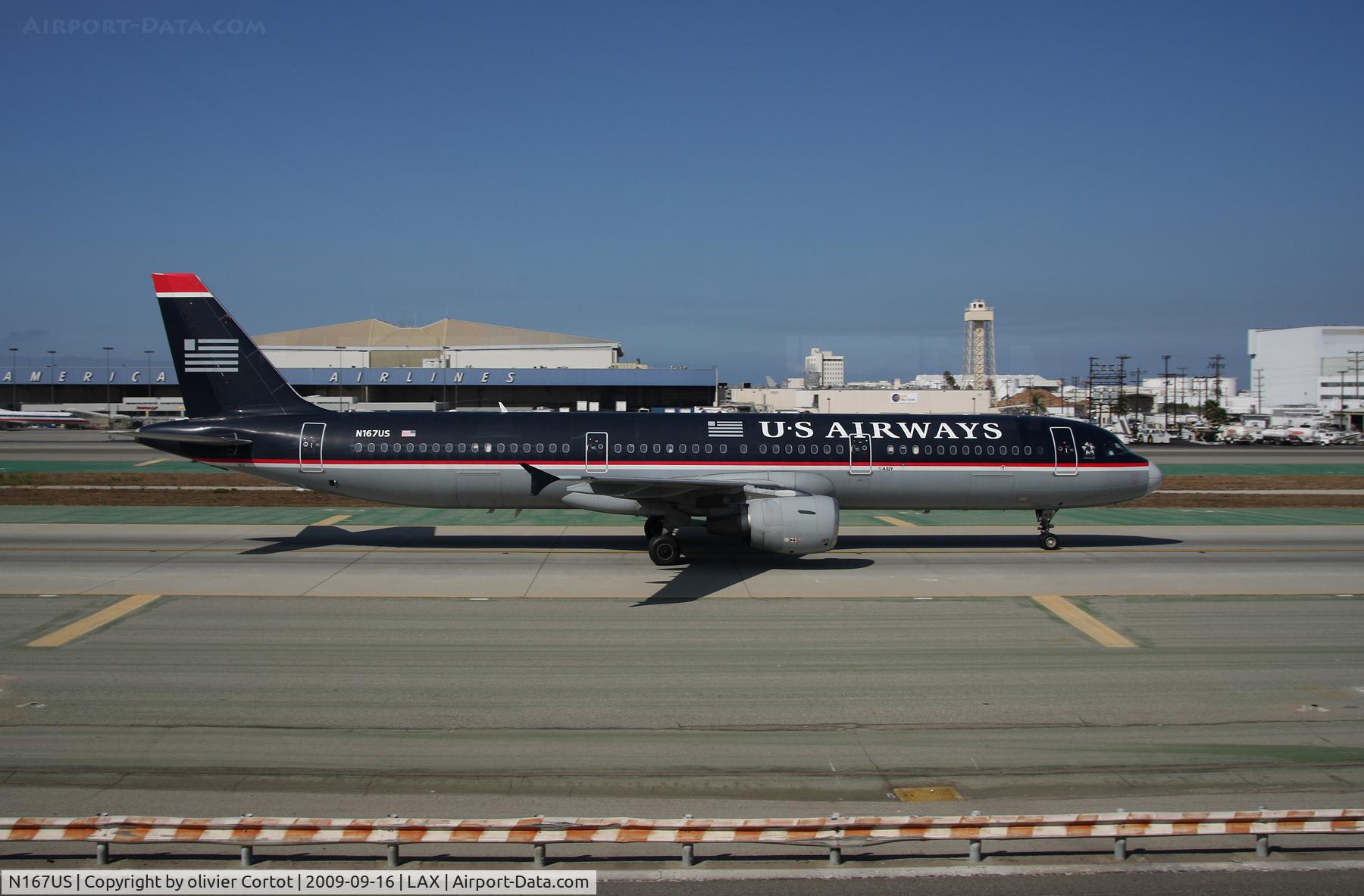 N167US, 2001 Airbus A321-211 C/N 1442, LAX 2009