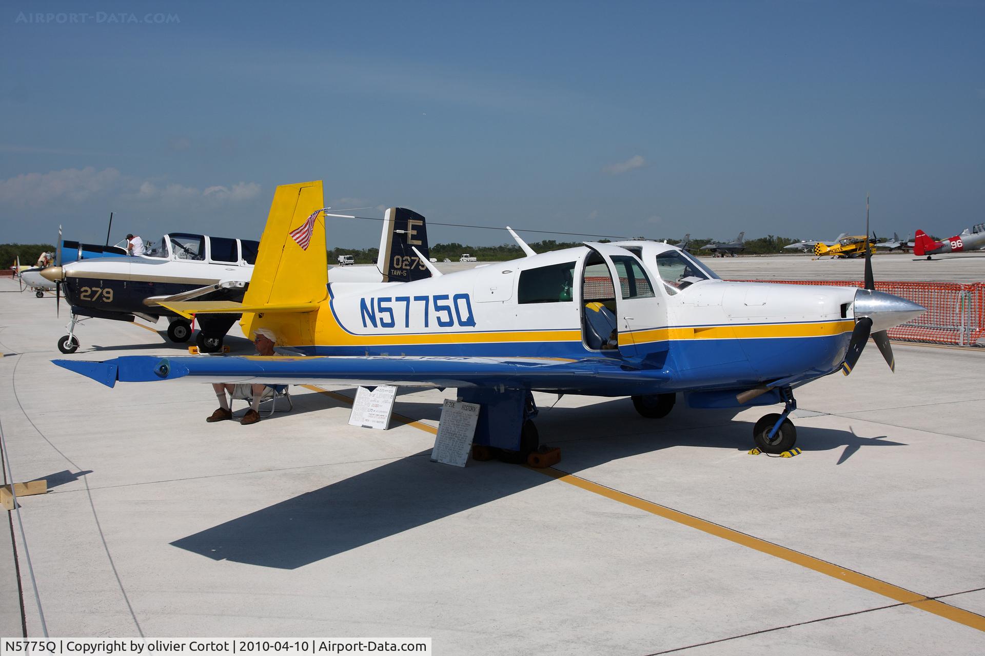 N5775Q, 1965 Mooney M20E C/N 746, NAS Key West airshow 2010