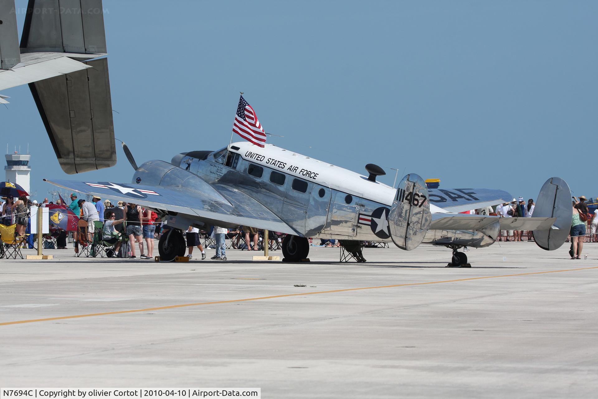 N7694C, 1951 Beech C-45G Expeditor C/N AF-24, 2010 NAS Key West airchow