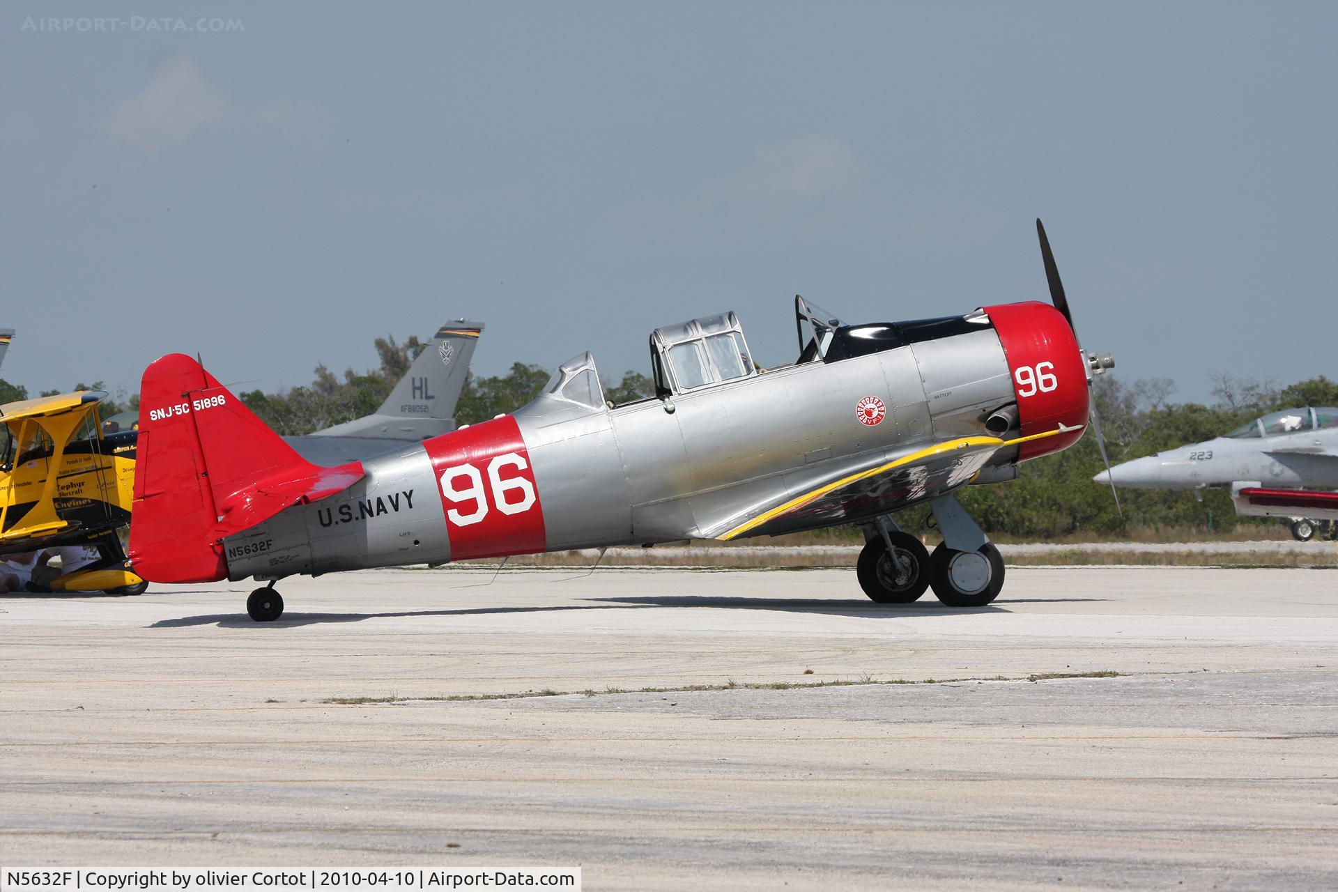 N5632F, North American SNJ-5C Texan Texan C/N 88-14934, 2010 NAS Key West airchow