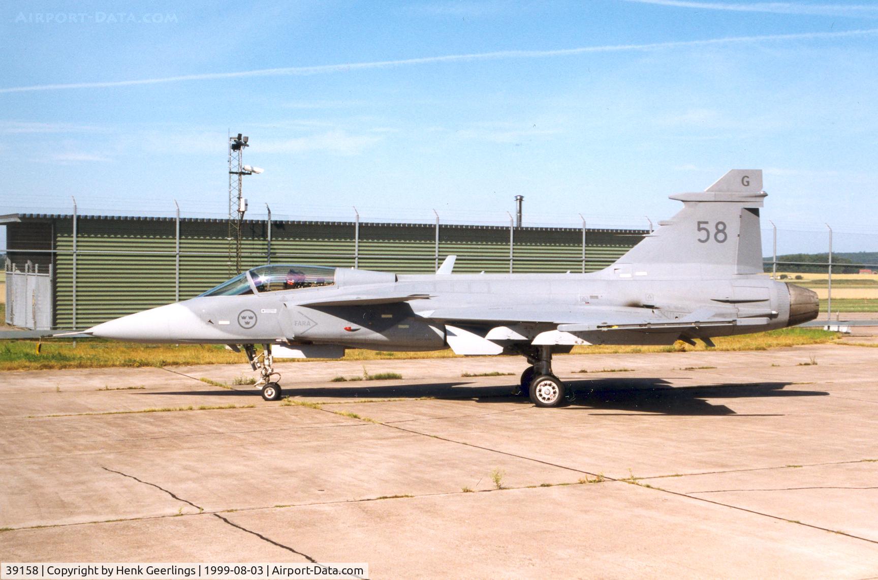 39158, Saab JAS-39A Gripen C/N 39158, Swedish Air Force , Saab Gripen