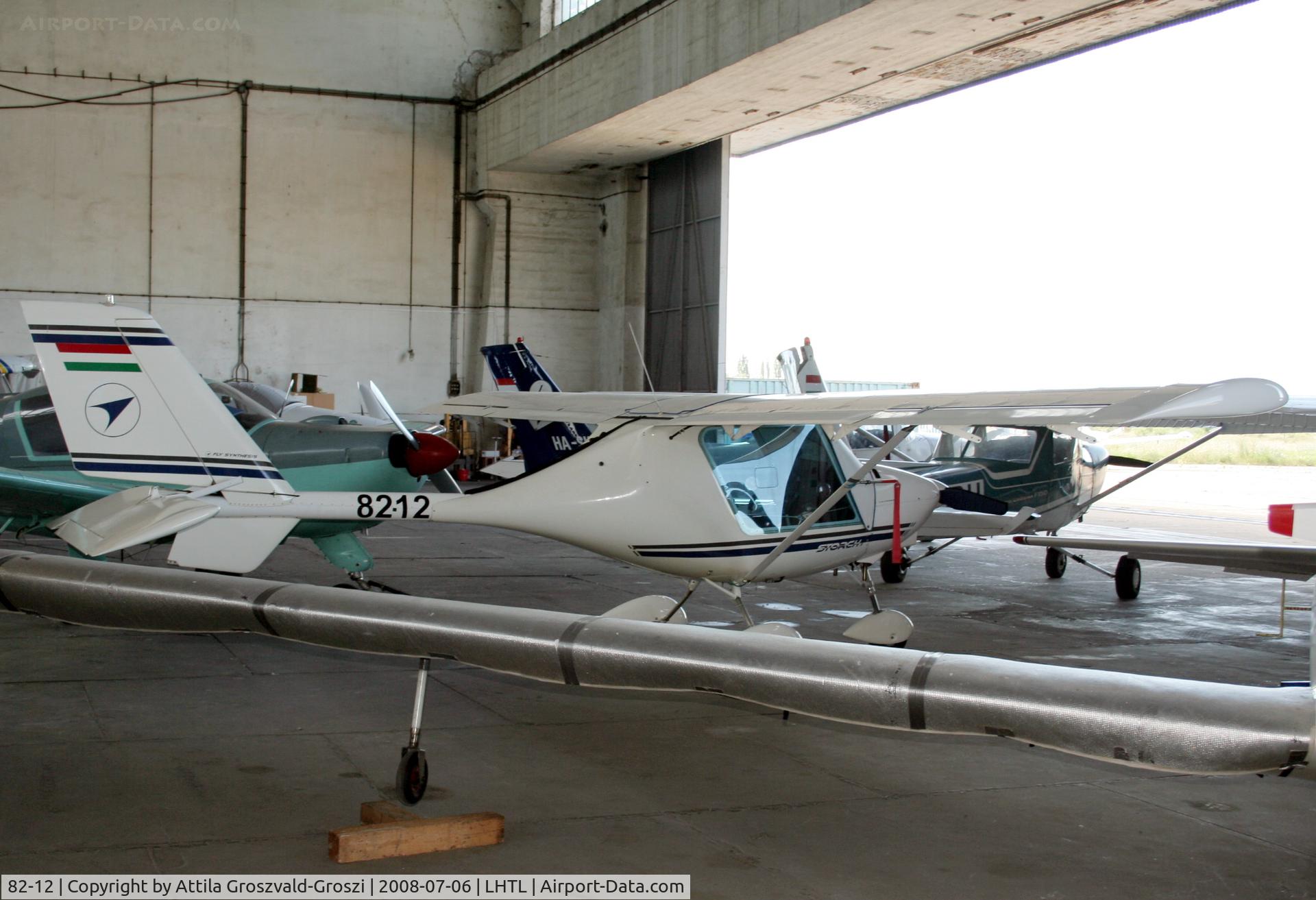 82-12, 2001 Fly Synthesis Storch S C/N 238/A29G, Tököl Airport, hangar