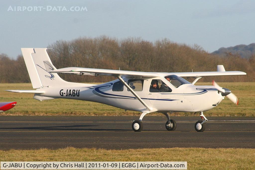 G-JABU, 2006 Jabiru J430 C/N PFA 336-14515, visitor from Bourn airfield at the BMAA Icicle 2011 fly-in