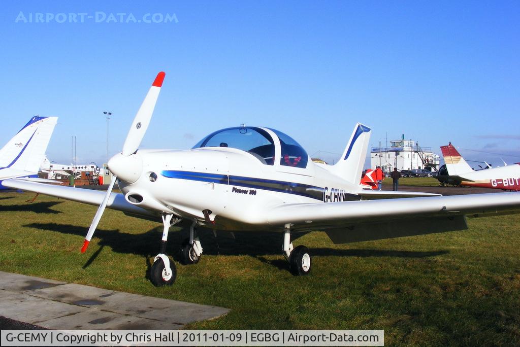 G-CEMY, 2007 Alpi Aviation Pioneer 300 C/N PFA 330-14440, visitor from Kemble to the BMAA Icicle 2011 fly-in