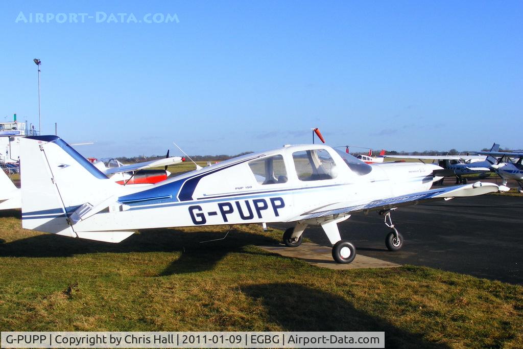 G-PUPP, 1973 Beagle B-121 Pup Series 2 (Pup 150) C/N B121-174, visitor from Sturgate to the BMAA Icicle 2011 fly-in
