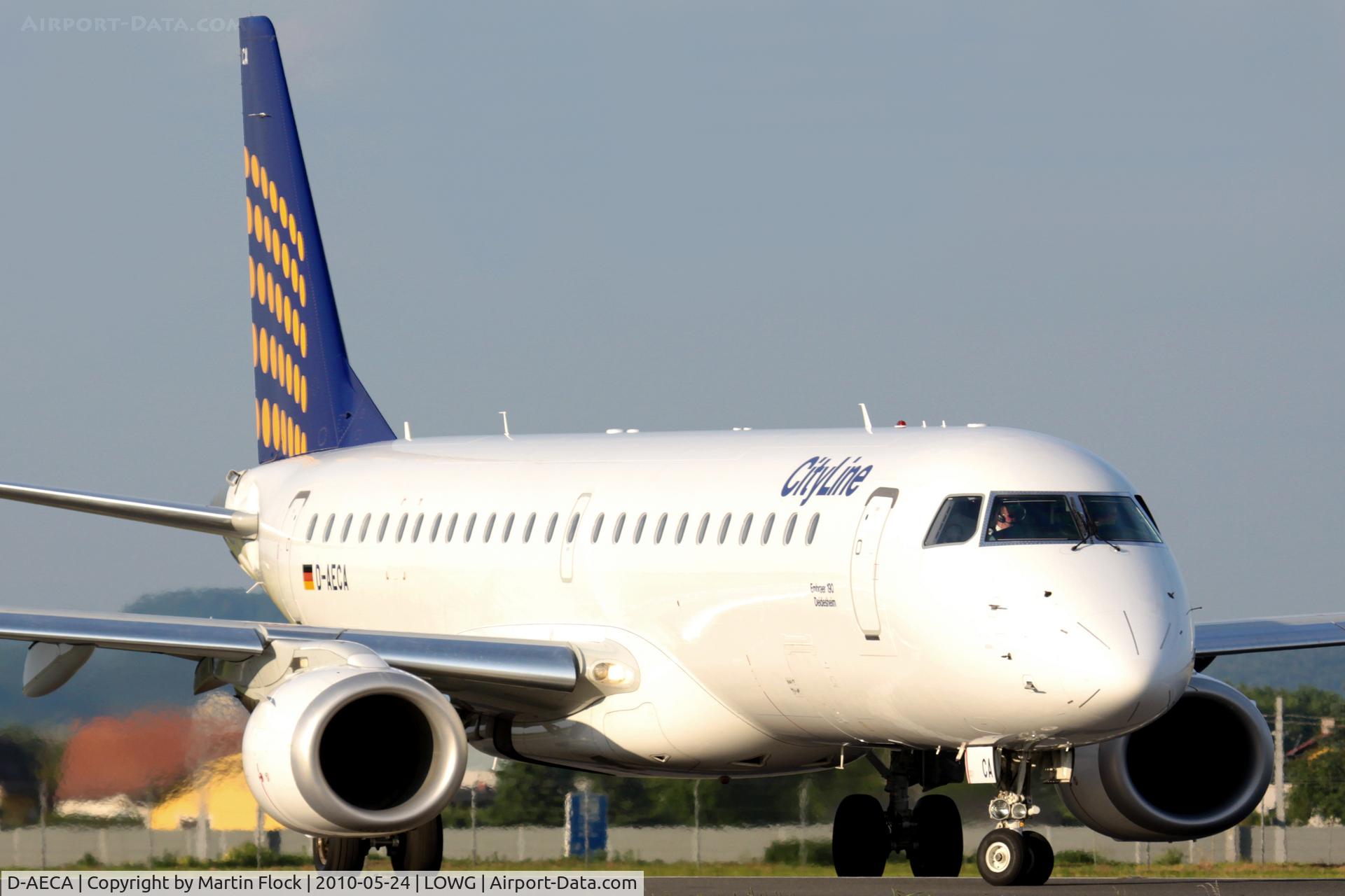 D-AECA, 2009 Embraer 190LR (ERJ-190-100LR) C/N 19000327, .