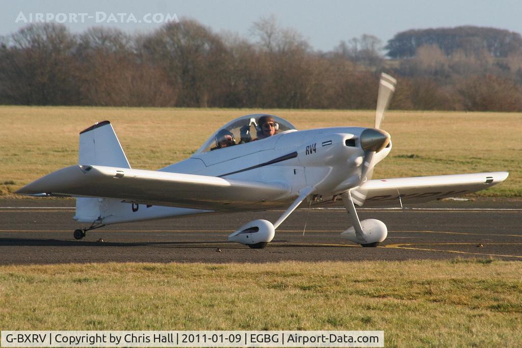 G-BXRV, 2002 Vans RV-4 C/N PFA 181-12482, visitor to the BMAA Icicle 2011 fly-in