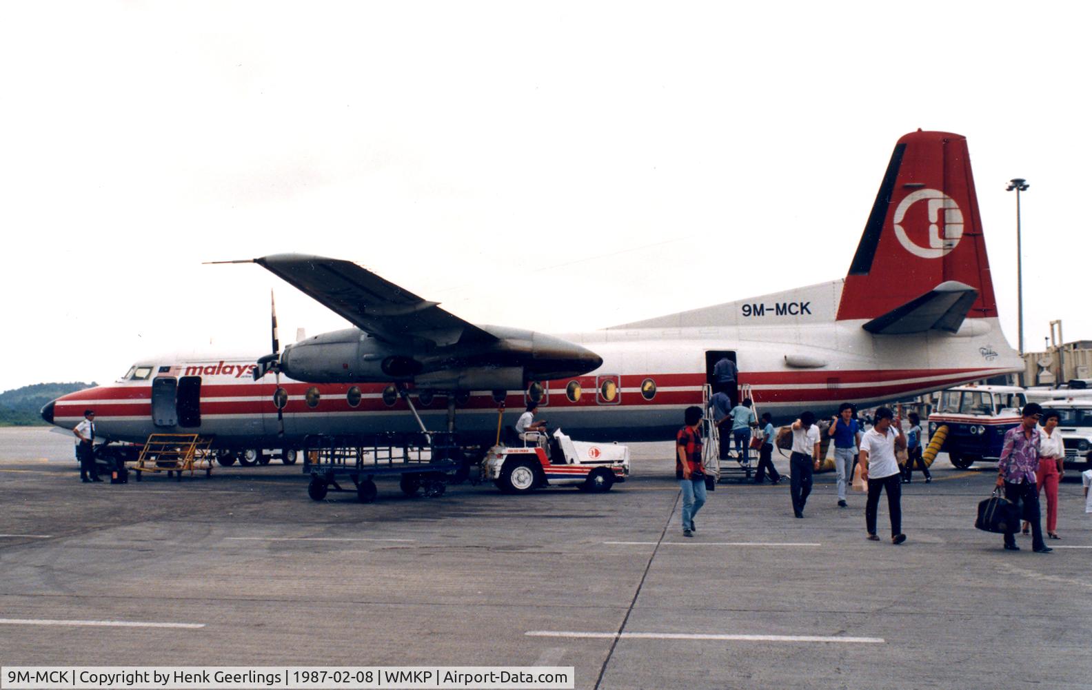 9M-MCK, 1981 Fokker F-27-500 Friendship C/N 10613, Malaysia Airlines , Fokker F-27 Friendship
