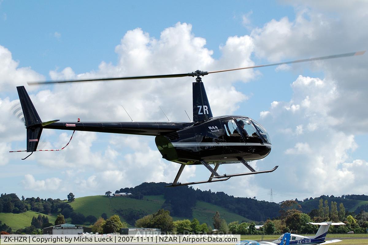 ZK-HZR, 2007 Robinson R44 II C/N 11890, At Ardmore