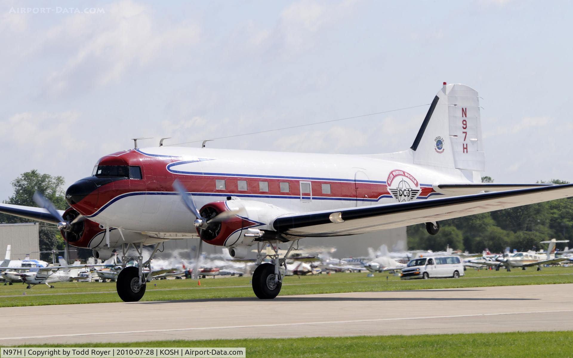 N97H, 1945 Douglas DC3C-S1C3G (C-47A) C/N 16865, AIRVENTURE 2010