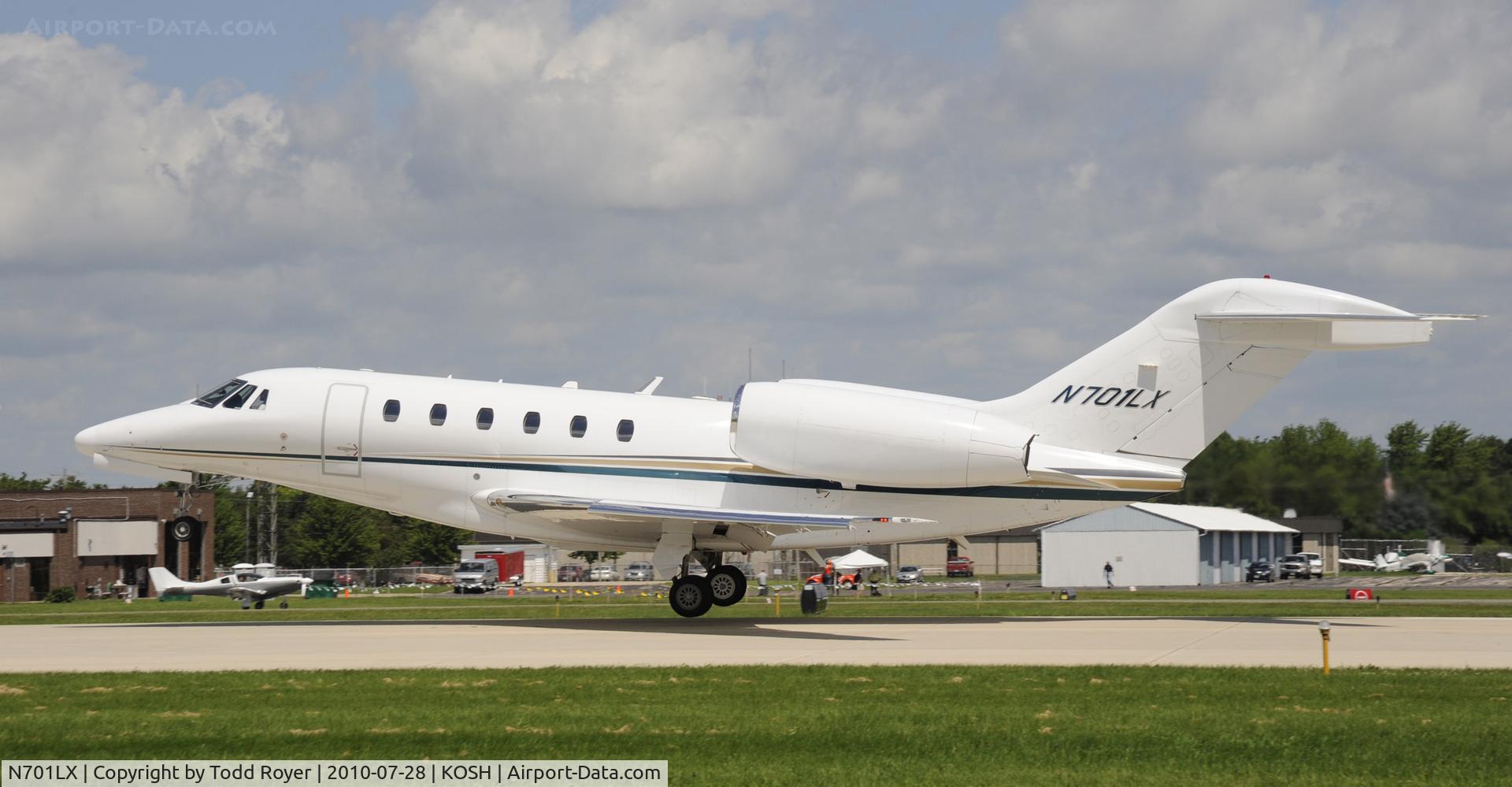 N701LX, 2000 Cessna 750 Citation X C/N 750-0114, AIRVENTURE 2010