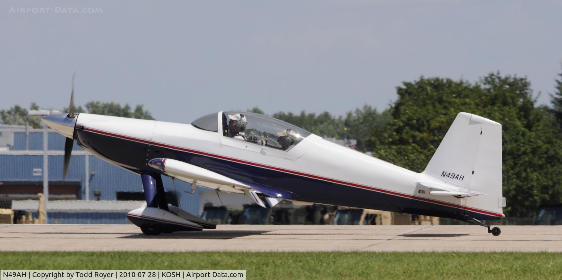 N49AH, 2000 Atkins J/harless R HR213 C/N RV4269, AIRVENTURE 2010