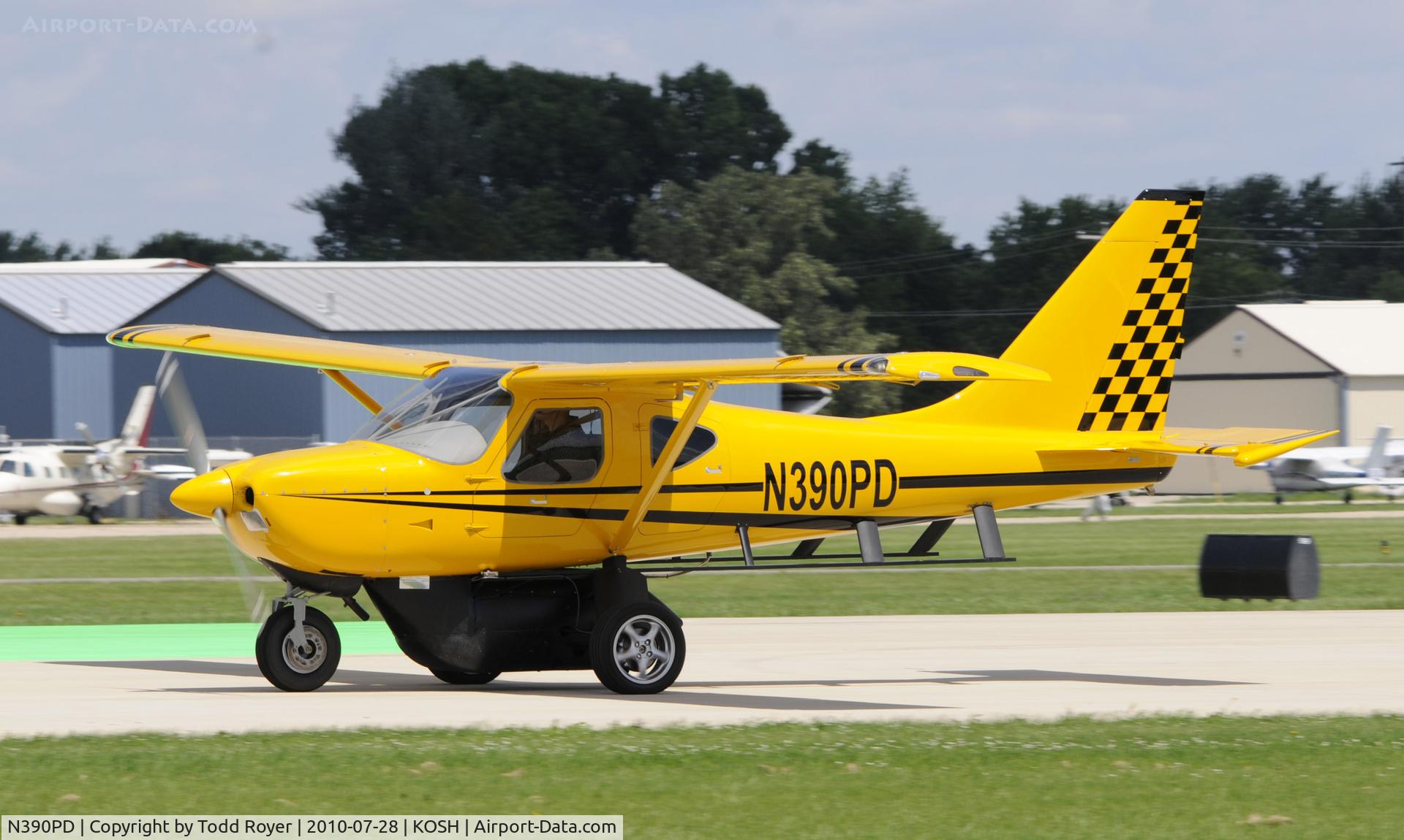 N390PD, Glasair GS-2 Sportsman C/N 7321, AIRVENTURE 2010