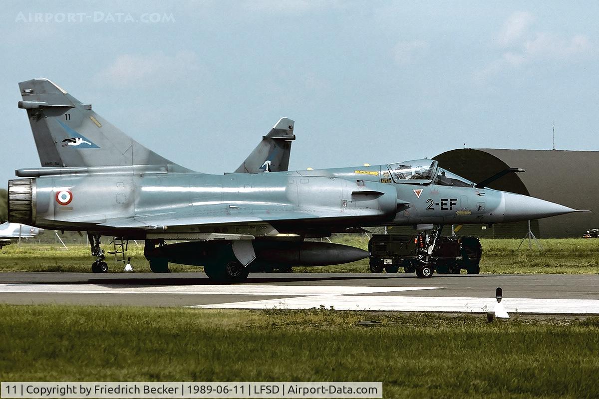 11, Dassault Mirage 2000C C/N 11, returning from a demo flight