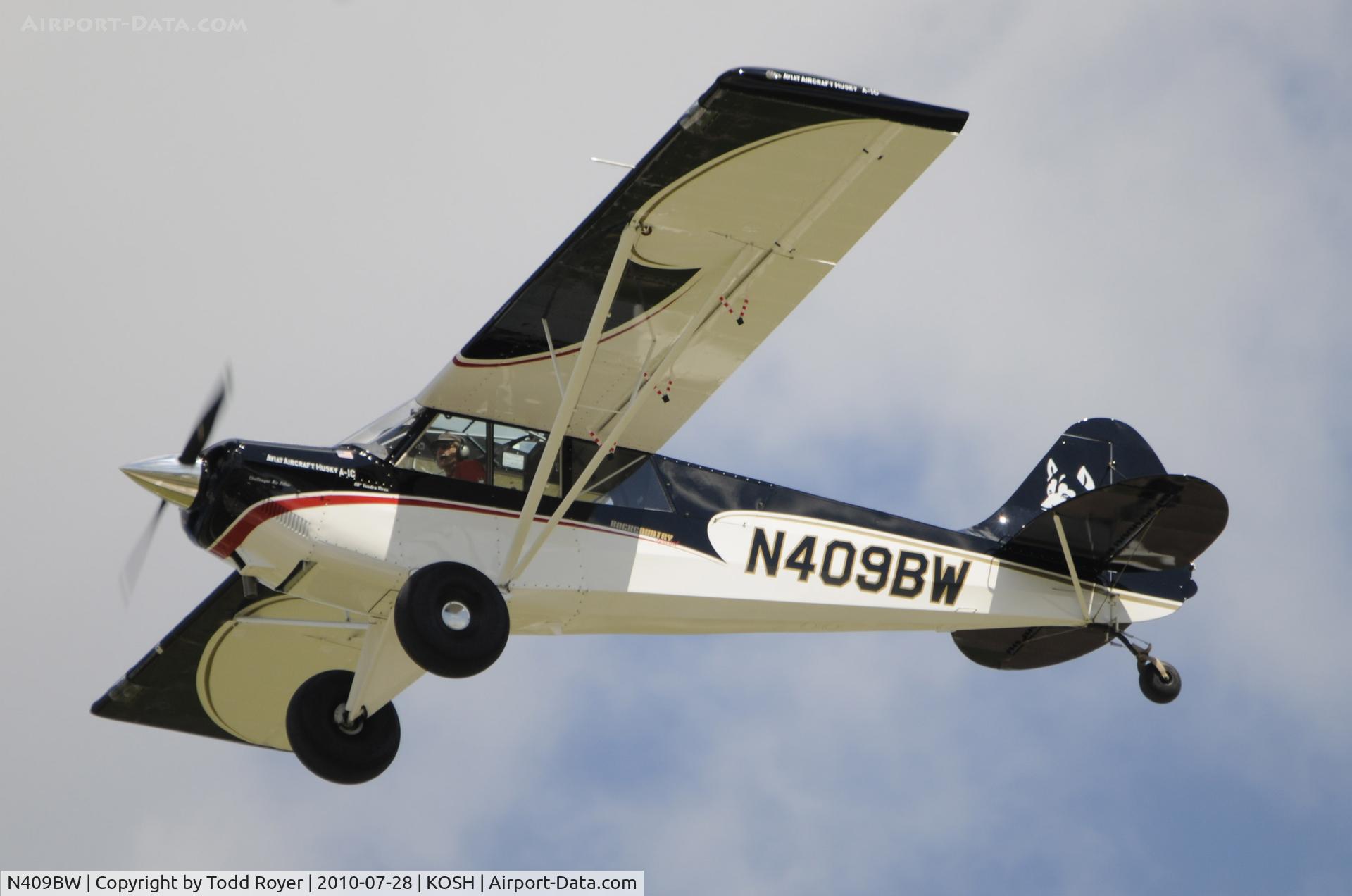 N409BW, Aviat A-1C-180 Husky C/N 3080, AIRVENTURE 2010