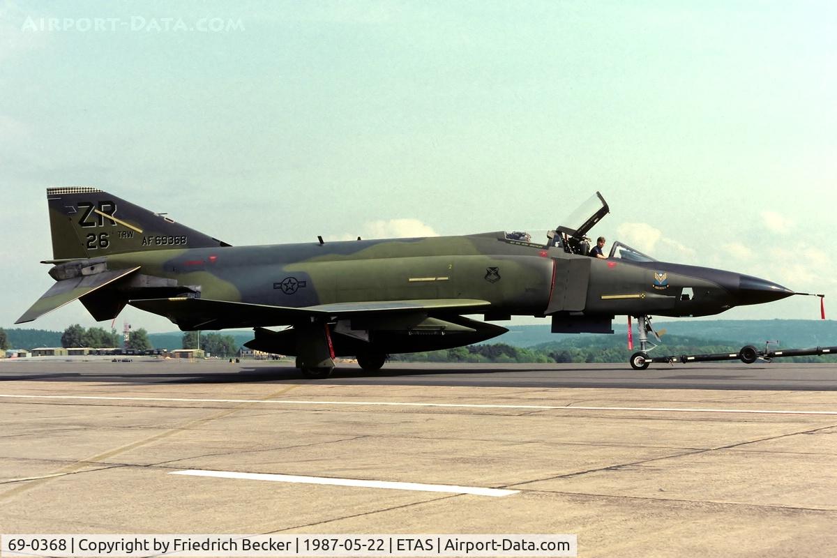 69-0368, 1969 McDonnell Douglas RF-4C Phantom II C/N 3863, towed to the Flightline