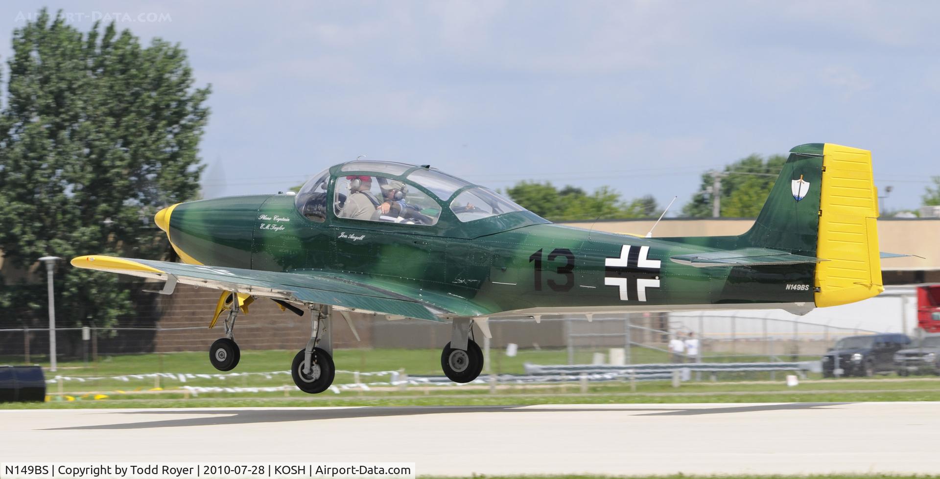 N149BS, 1957 Focke-Wulf FWP-149D C/N FW 262, AIRVENTURE 2010