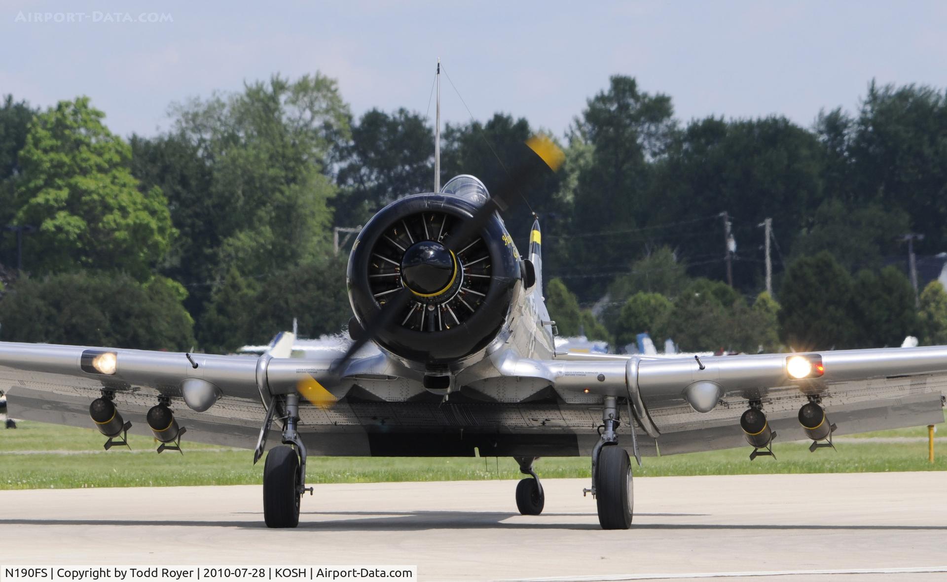N190FS, 1942 North American AT-6D Texan C/N 88-15143, AIRVENTURE 2010