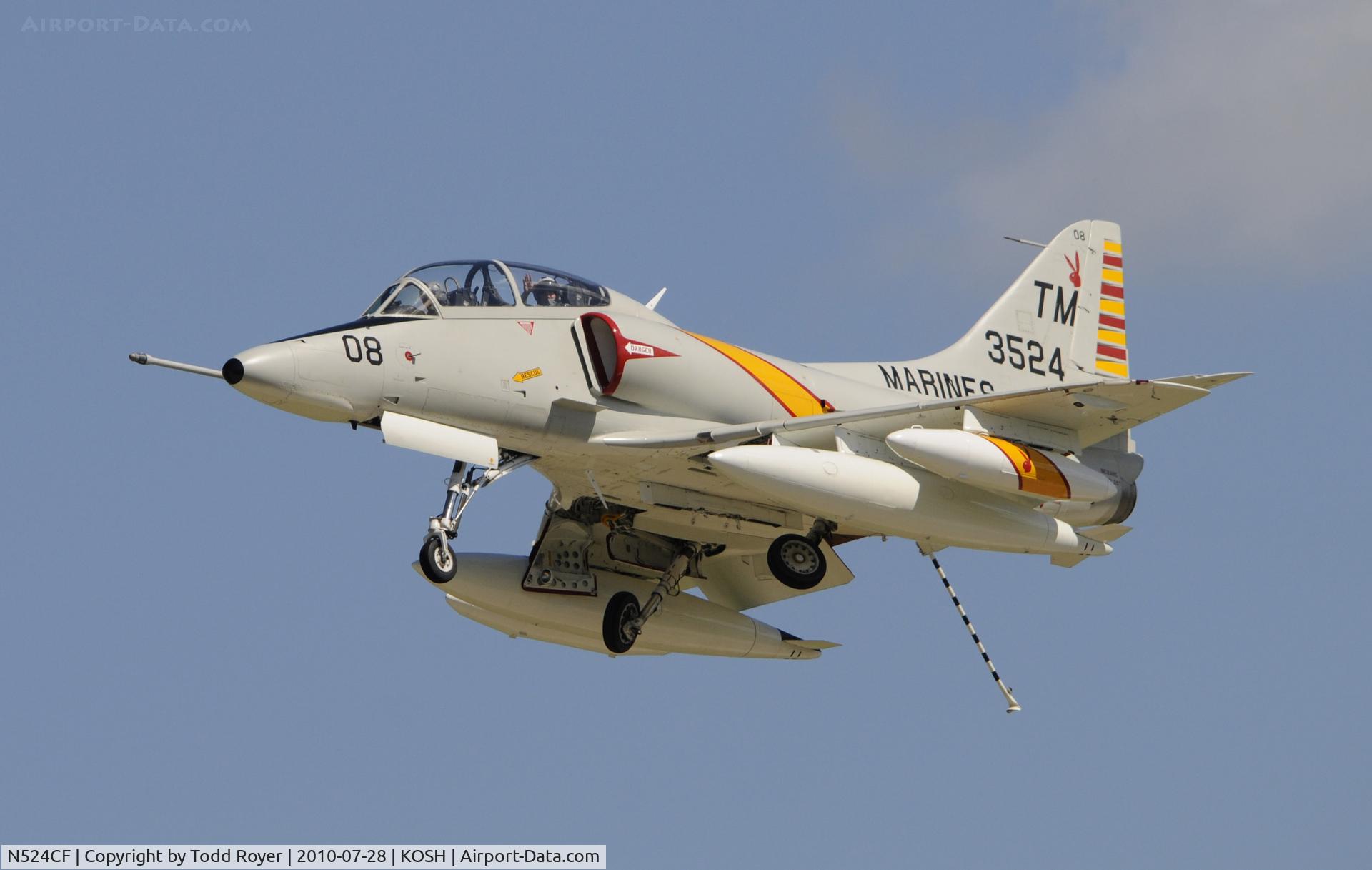 N524CF, 1967 Douglas TA-4F Skyhawk C/N 13590, AIRVENTURE 2010