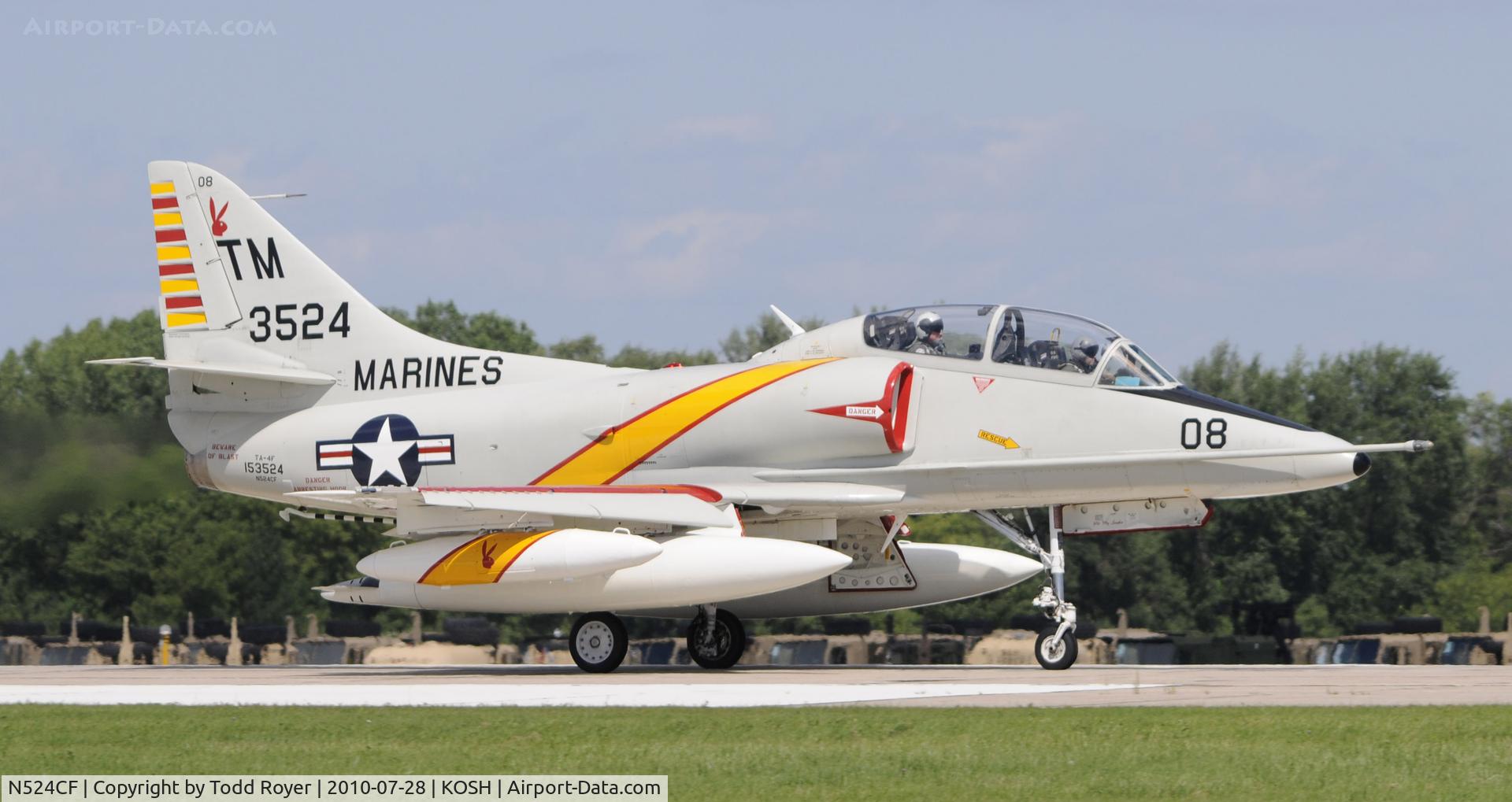 N524CF, 1967 Douglas TA-4F Skyhawk C/N 13590, AIRVENTURE 2010