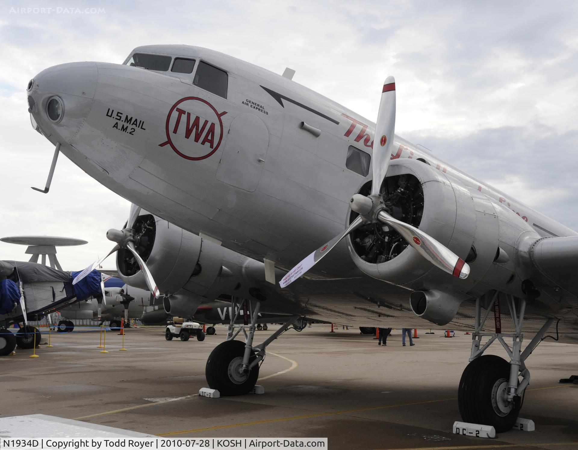 N1934D, 1935 Douglas DC-2-118B C/N 1368, AIRVENTURE 2010