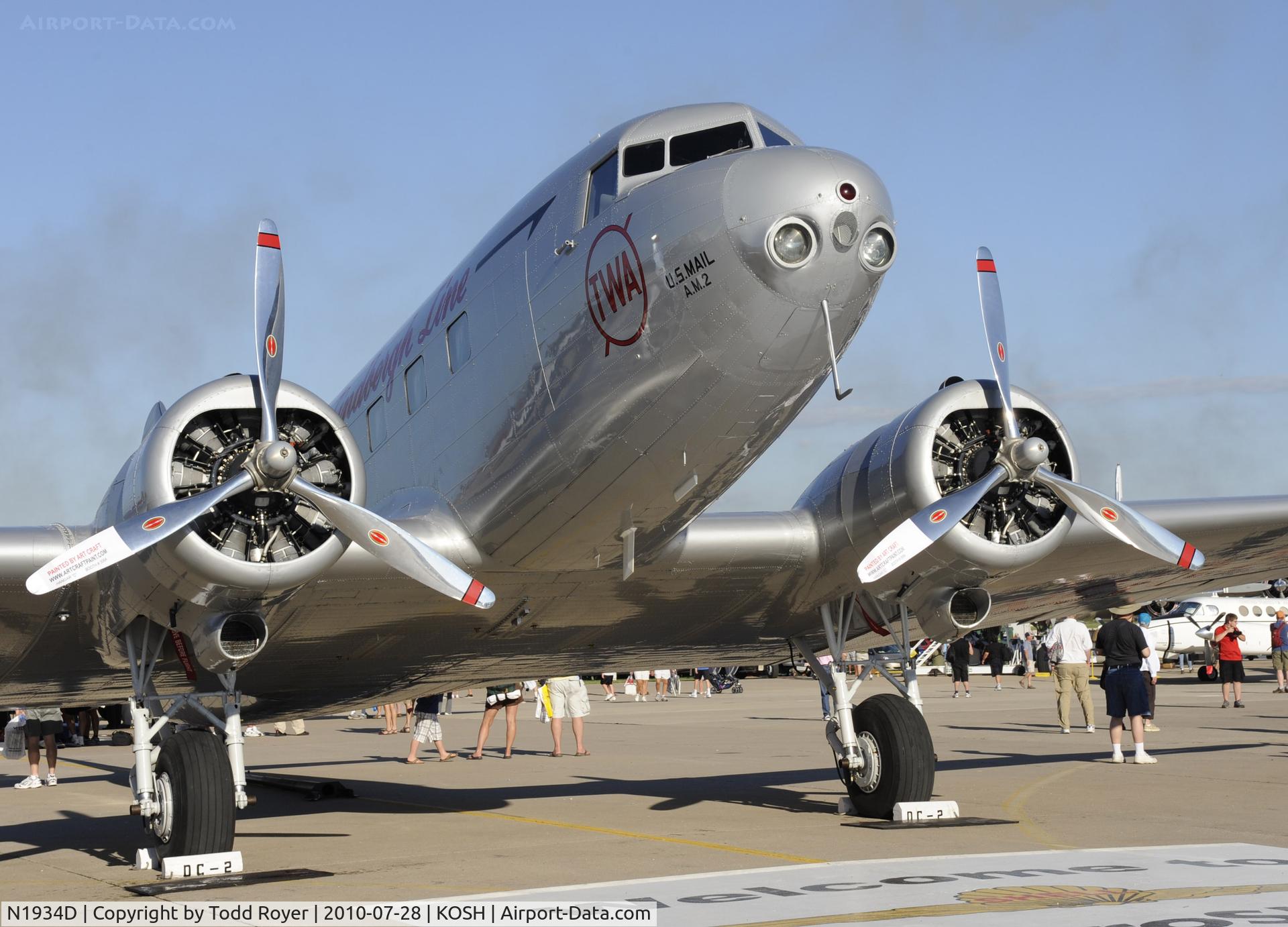 N1934D, 1935 Douglas DC-2-118B C/N 1368, AIRVENTURE 2010