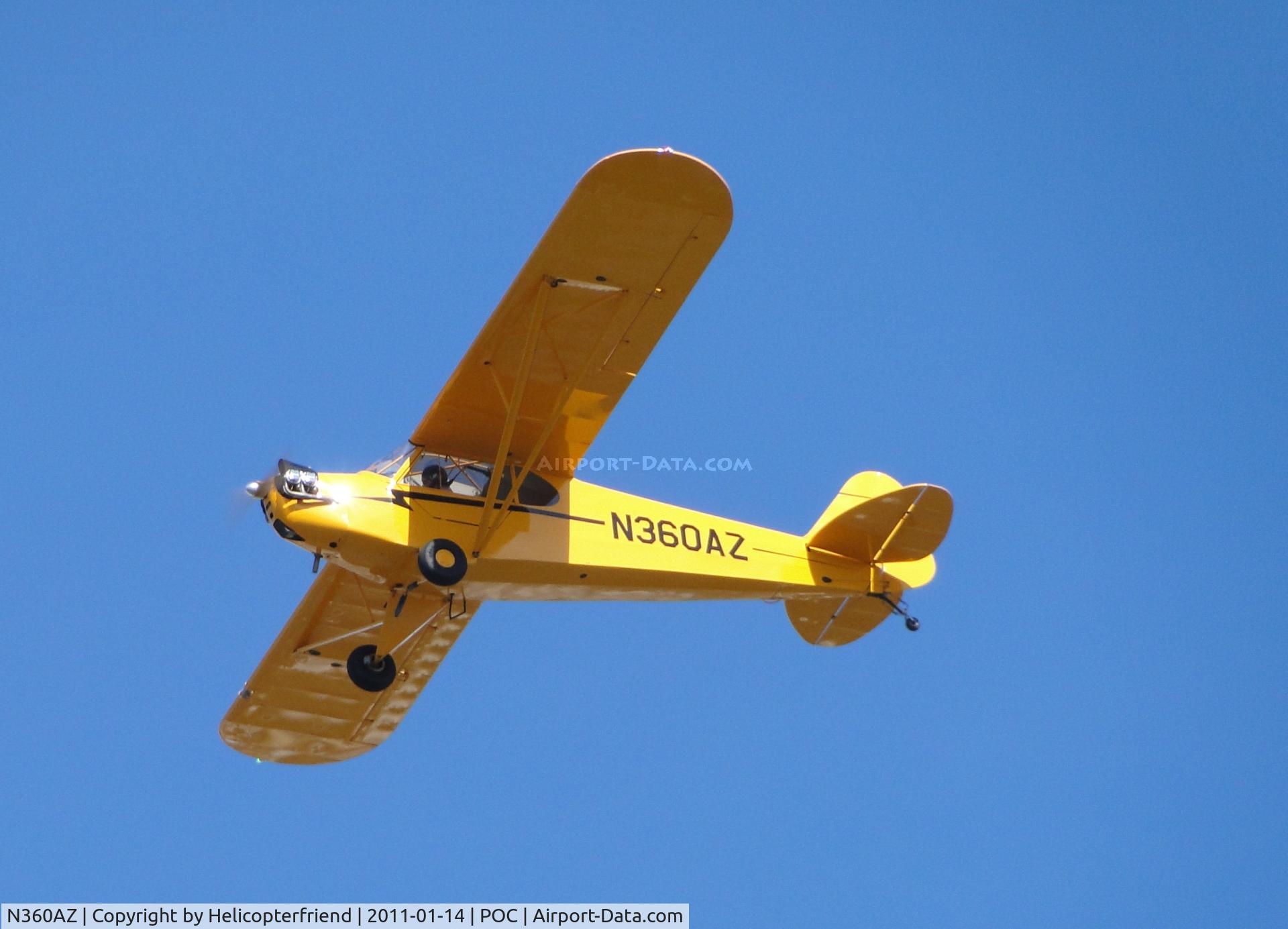 N360AZ, 2008 American Legend AL3 C/N AL-1122, Leading a formation flight of four aircraft, westbound