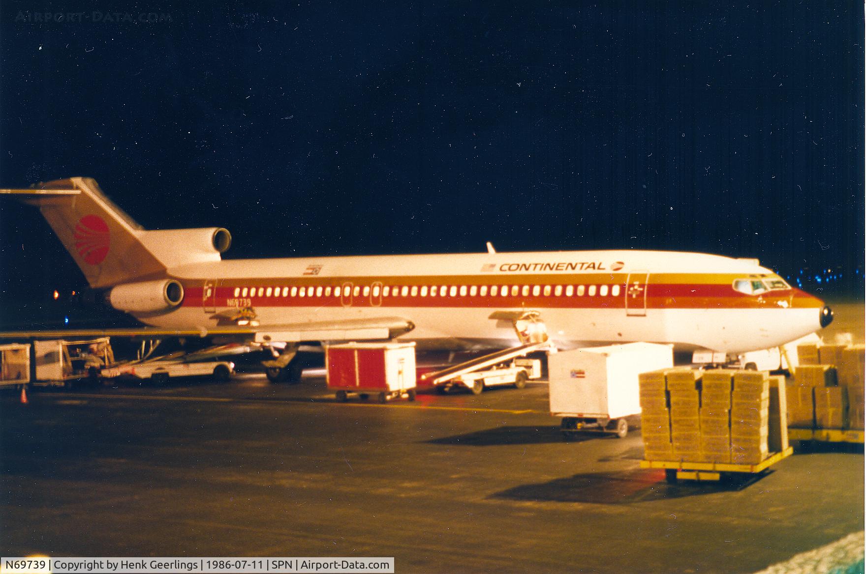 N69739, 1975 Boeing 727-224 C/N 20667, Continental , B727, ready to fly SPN to GUM