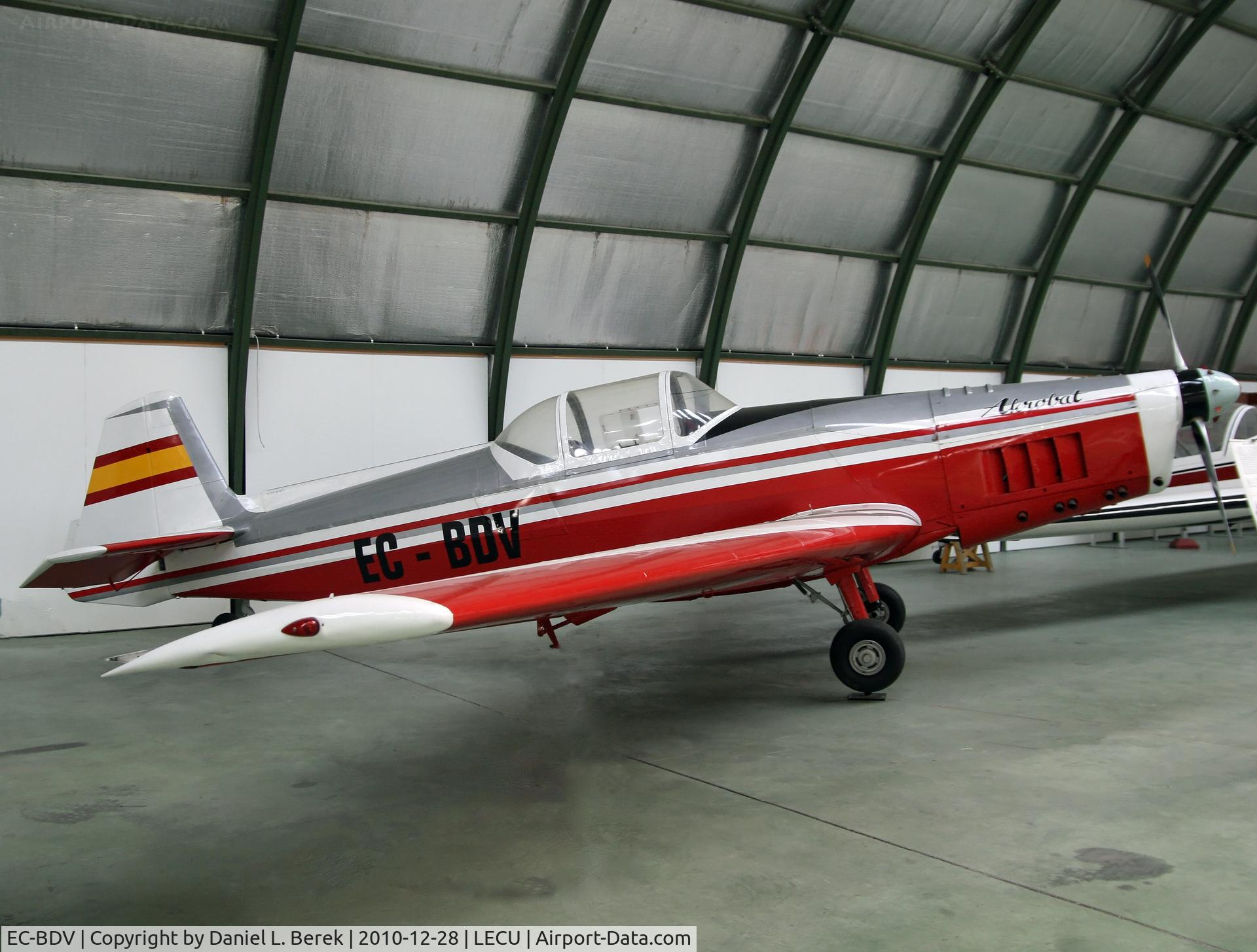 EC-BDV, Zlin Z-526A Akrobat C/N 1004, Lovely little Czech aerobatic aircraft at the Spain's national aviation museum.