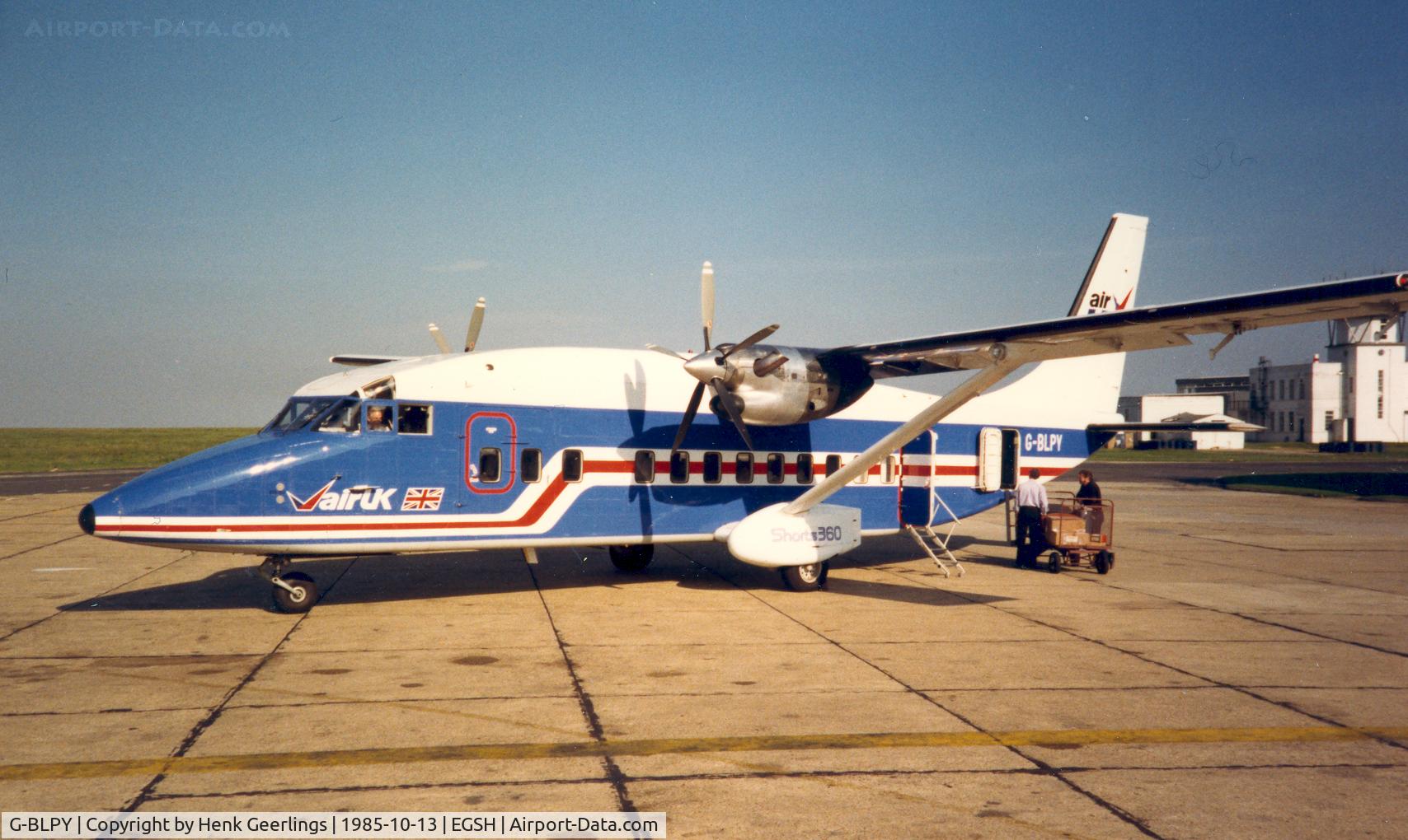 G-BLPY, 1984 Short 360-100 C/N SH.3660, Air UK , Short 360