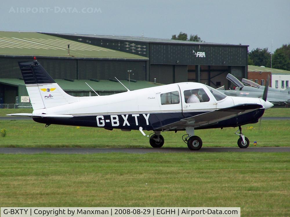G-BXTY, 1989 Piper PA-28-161 Cadet C/N 2841179, Another of Bournemoths PA-28s