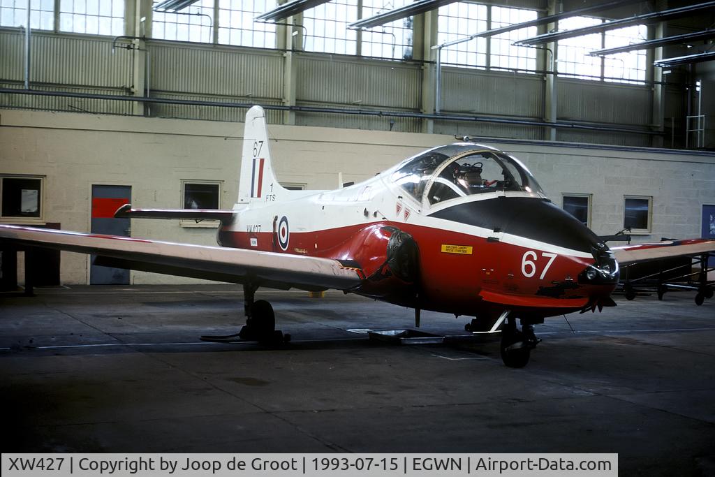 XW427, 1972 BAC 84 Jet Provost T.5 C/N EEP/JP/1049, with 1 SOTT as instructional airframe