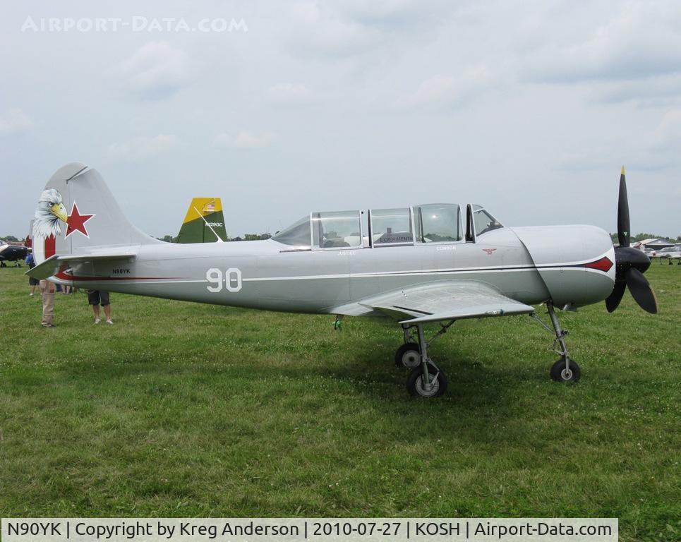 N90YK, 1990 Yakovlev Yak-52 C/N 9010808, EAA AirVenture 2010