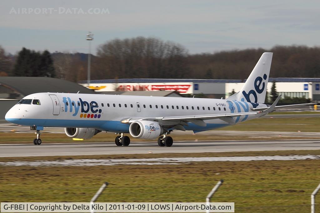 G-FBEI, 2007 Embraer 195LR (ERJ-190-200LR) C/N 19000143, BEE [BE] FlyBe