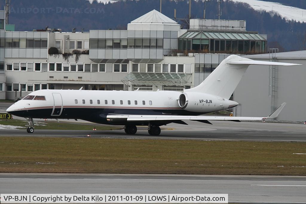 VP-BJN, 2007 Bombardier BD-700-1A11 Global 5000 C/N 9273, Jet Aviation