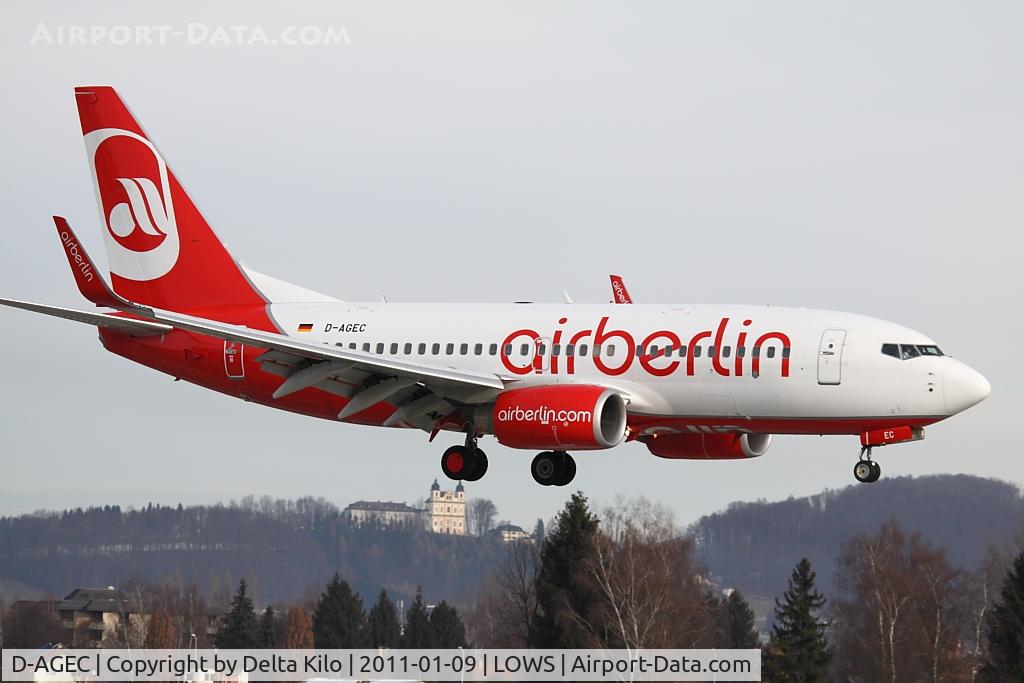 D-AGEC, 2009 Boeing 737-76J C/N 36118, AB Air Berlin