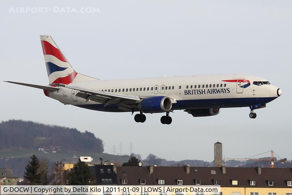 G-DOCW, 1992 Boeing 737-436 C/N 25856, BAW [BA] British Airways
