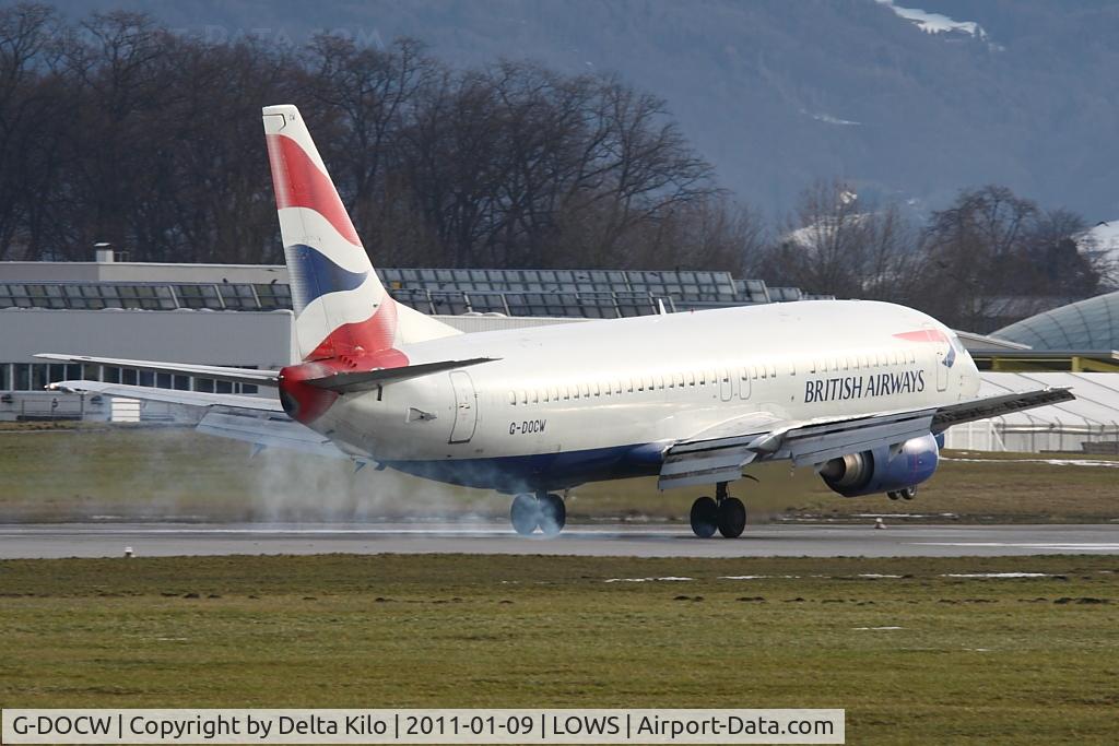 G-DOCW, 1992 Boeing 737-436 C/N 25856, BAW [BA] British Airways